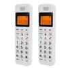 Home Phone Yellow Backlit LCD Display DECT 6.0 Cordless Home Phone with 2 Handset Full Duplex