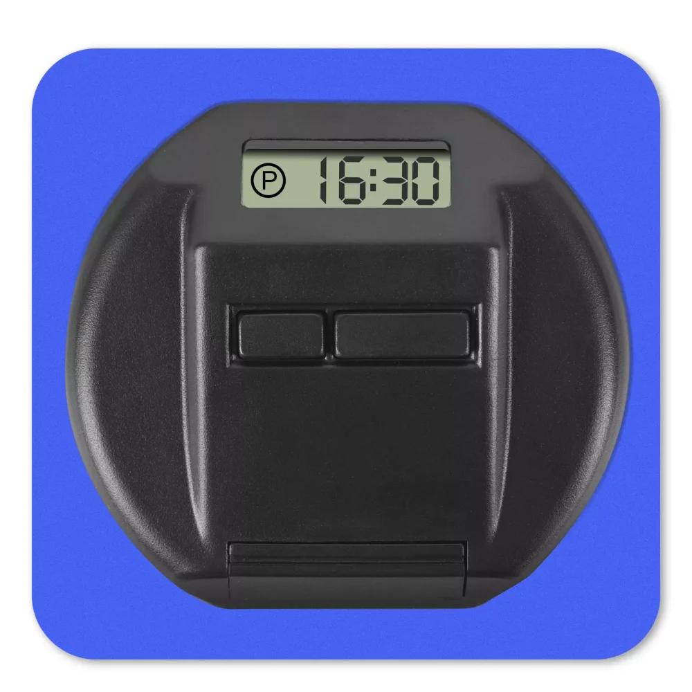 1pc Parking Timer Car Professional LCD Dual Screen Display Parking Timer Temporary Parking Card Interior Accessories No Battery