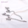 18K Gold Plated 3 Row Clasps with Lobster Extend Chain For Bracelet Necklace Making Findings,DIY Accessories Wholesale