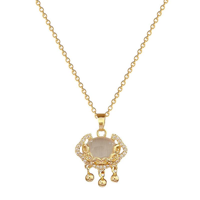 Long-Life Lock Xiangyun Ruyi Light Luxury Design Versatile Korean Style Niche Design Live Necklace