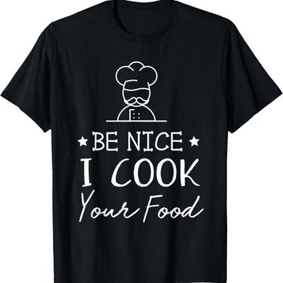 Sous Chef T-shirt Grappig Eten Wees Lief Ik Kook Jouw