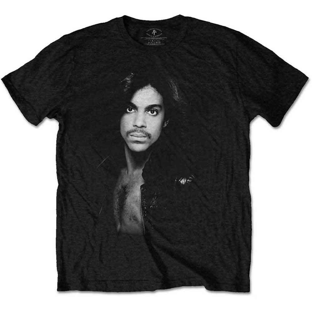 Prince Leather Jacket Official Tee T-Shirt Mens Unisex