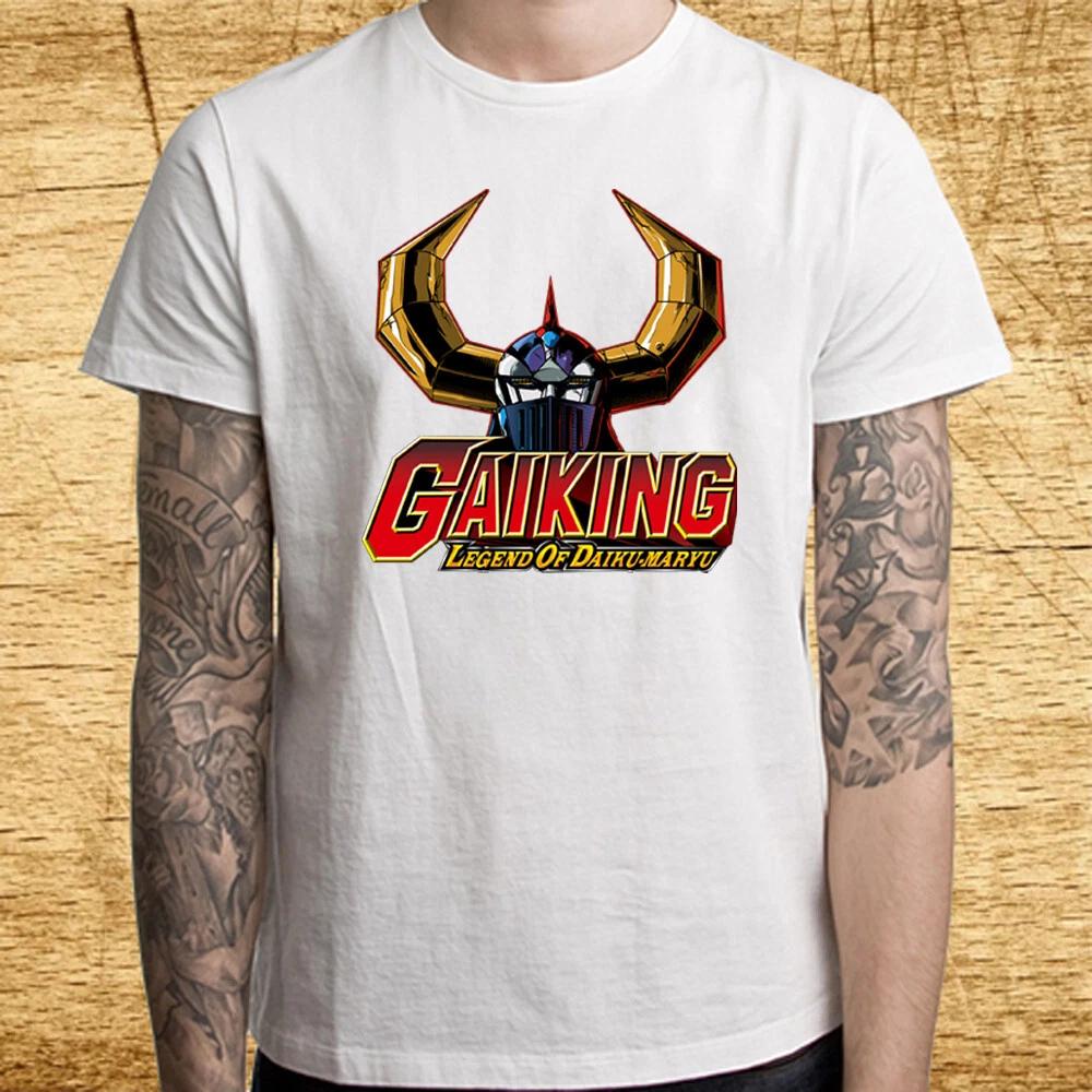 Gaiking Japan Anime Tokutatsu White T-Shirt Tee Top Unisex S