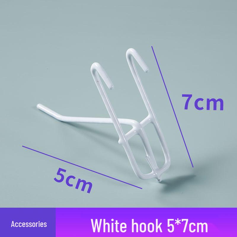 White Wire Grid Mesh Display Rack for Storage & Photos