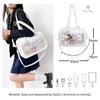 Women's Japanese Style Kawaii Shoulder Bag New Ita Bag Transparent JK Tote Handbag Student Preppy Luxury Messenger Crossbody Bag