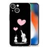 Phone Case For iPhone 15 14 13 12 Mini 11 Pro Max XS X XR 7 8 Plus Clear Shockproof Silicone TPU Cover Couple Style Cartoon