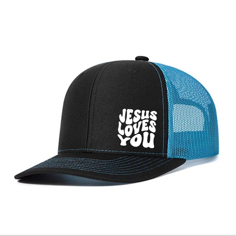 Love You Fashion Hip Hop Casual Men'S And Women'S Mesh Cap Adult Adjustable Cap Sun Hat Baseball Cap