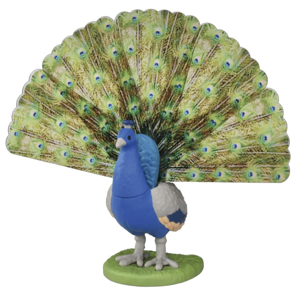 TAKARA TOMY Ania Peacock Animal Dinosaur Toy Ages AS-16 (Indian Peafowl) 3+