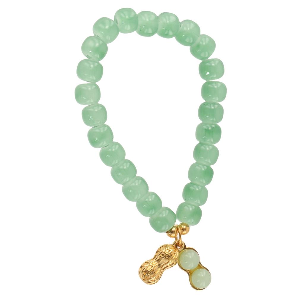 Armreifen Steinarmbänder Farbverlauf Steinperlenarmbänder Koreanischer Stil Armbänder Damen Handkette