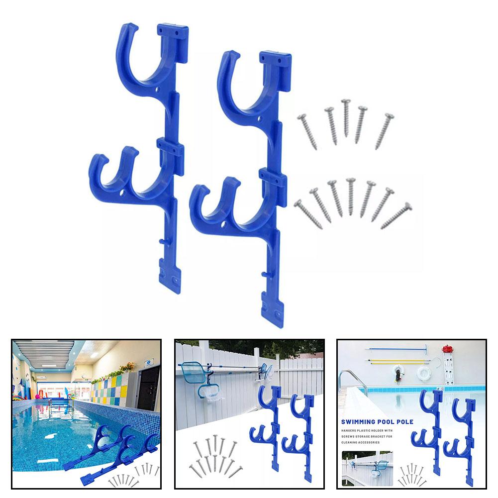Holder Pool Hook Blue Fittings Accessories Garden Tool Organizing Parts Pool Pole Hanger Replacement Swimming Pool