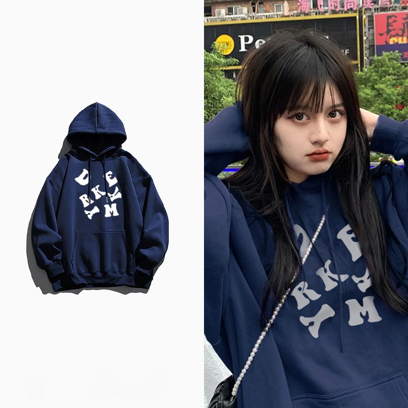 

Женский свободный повседневный свитер с капюшоном