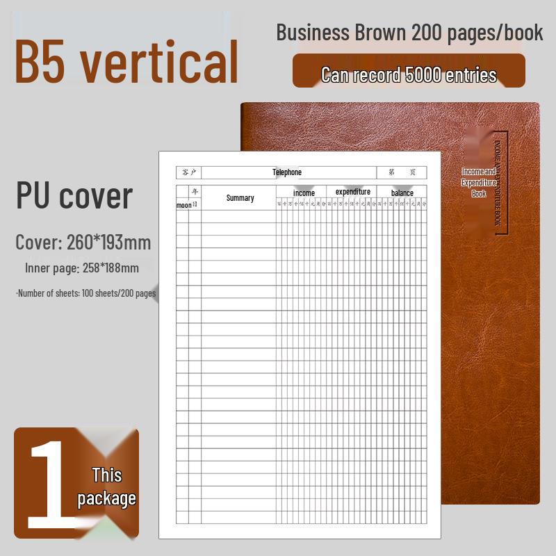 Subsidiary Ledger: Income & Expenditure Accounting Book for Business