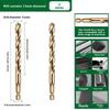 1-13mm Cobalt HSS Twist Drill Bit Straight Shank Hex Carbide Tip for Metal Stainless Steel Iron 304 Drilling