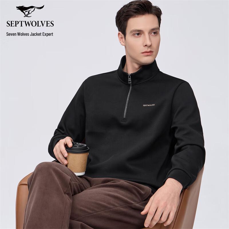 

Qipilang Men s 7A Antibacterial Heat-Retaining Pullover Sweatshirt 2XL