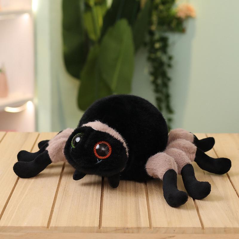 Simulation Spider Plush Toy Doll Creative Black Spider Trick Doll Ornament