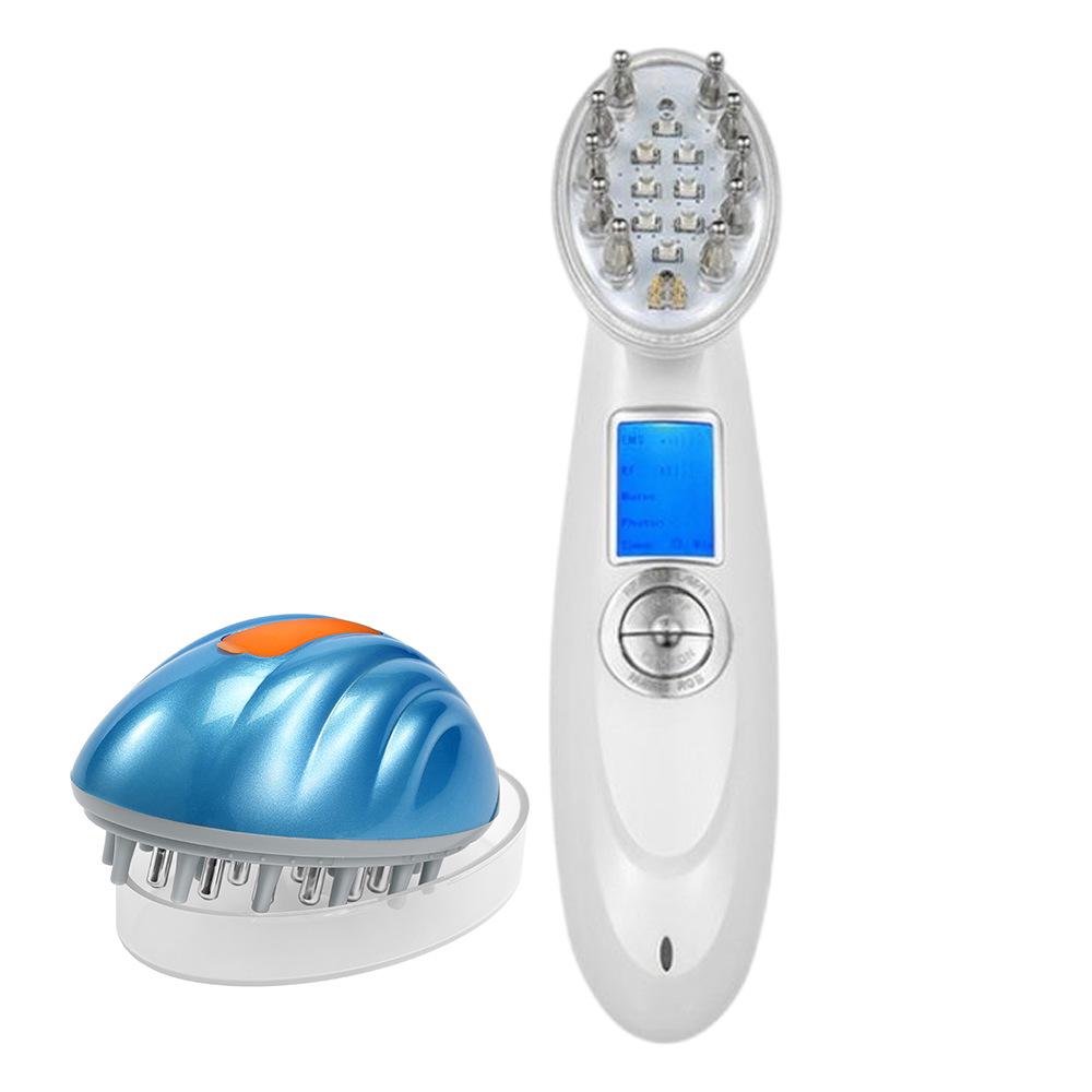 Microcurrent Vibration & Red Light Laser Hair Massager Comb