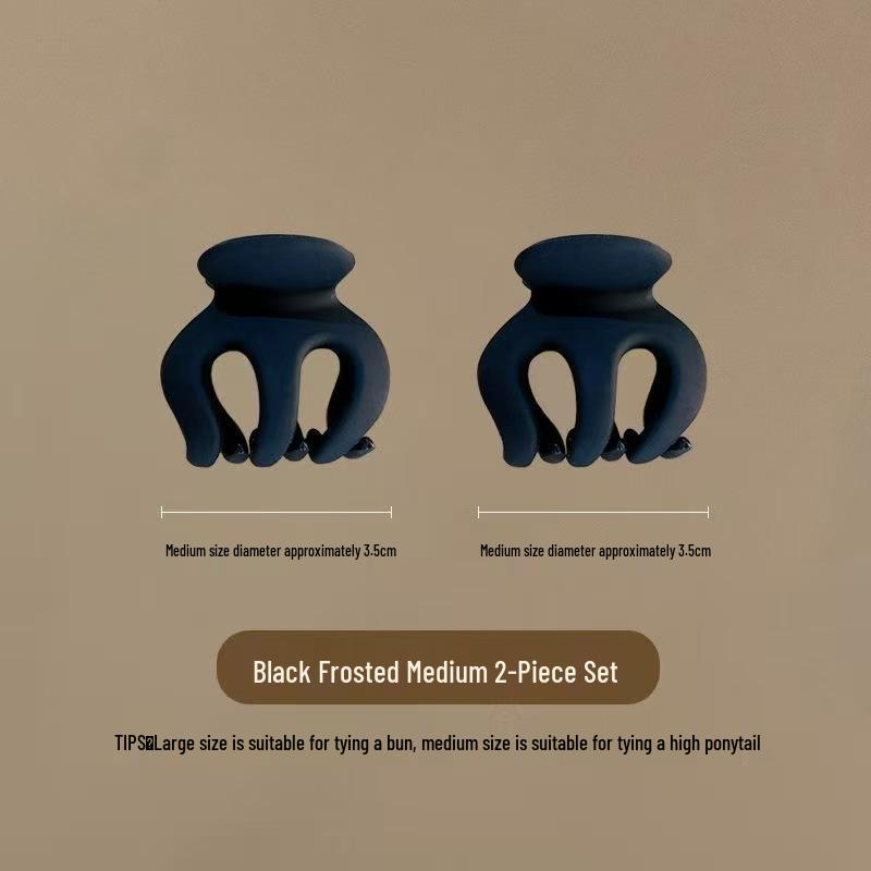 Women's Small High Ponytail Anti-Collapse Hair Claw Clip