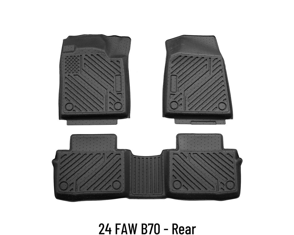 Bestune B70 TPE Floor Mats: Scratch & Wear Resistant, Eco-Friendly, Custom Fit for 24 Models, Interior Protection