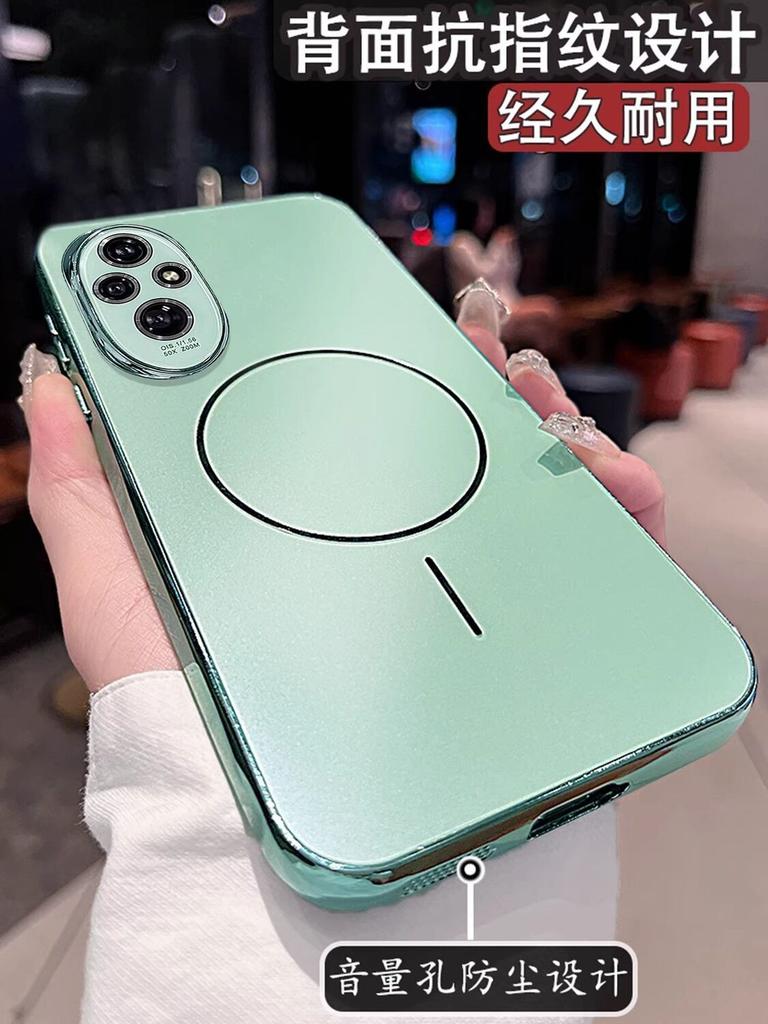 Case For Honor 200 200 Pro 400 Magnetic Phone Case Matte Shockproof Full Cover with Lens Film Silicone Protective Shell