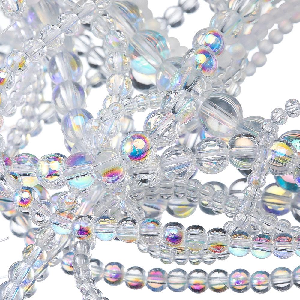 Матові кришталеві фентезійні намистини для ювелірних виробів та аксесуарів для волосся своїми руками