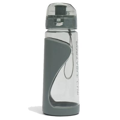 Portable 600ml Grey Sports Water Bottle by NEEDIVYOU, Leak-Proof & Lightweight