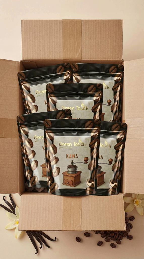 Kawa Ziarnista Smakowa Waniliowa Wanilia Vanilla Arabica 200 G Green Touch