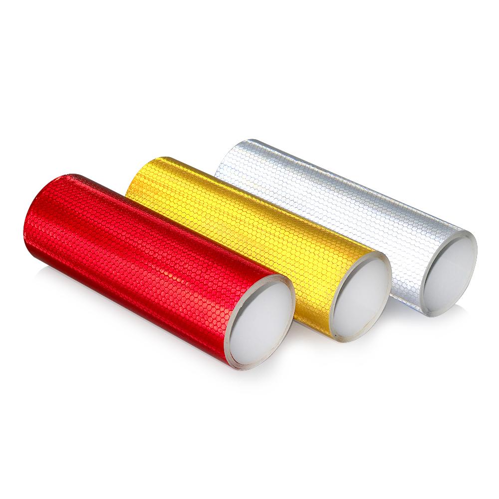 20cm*3m Reflective Car Tape Sticker Safety Mark Auto Styling Self Adhesive Warning Trim Motorcycle Bicycle Film Decoration Tool