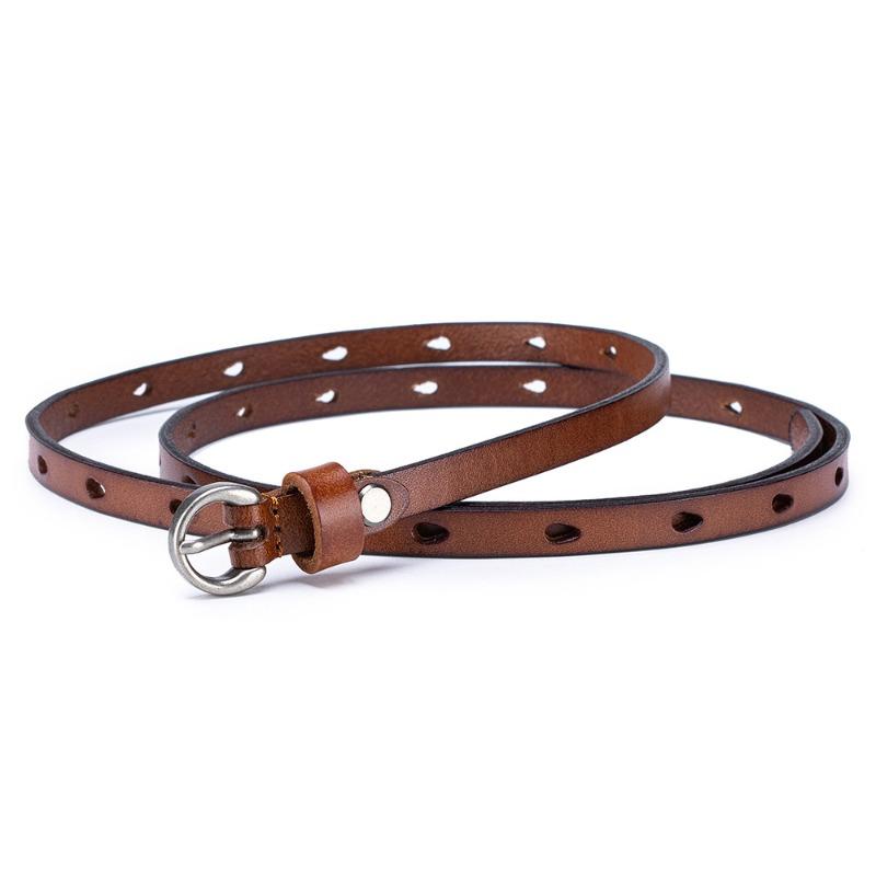 

First layer cowhide retro women s fine belt vegetable tanned cowhide with denim casual pants decorative belt women s texture waist seal хаки
