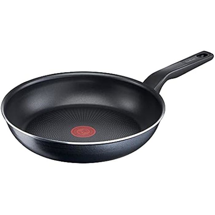 Tefal C38506 XL Force Poêle à frire, 28 cm, avec revêtement anti-adhésif, signal thermique, résistante, robuste, fond de poêle à
