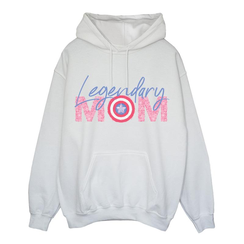 Marvel Womens/Ladies Avengers Captain America Mum Hoodie