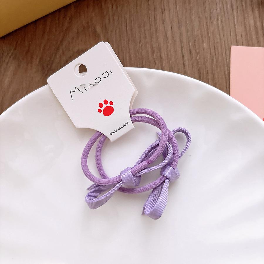 

Sweet Candy Color Fabric Bow Children s Bb Clip Hairline Bangs Hairpin Rubber Band Headwear Girls Kids Hair Accessories