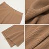HIRMANS Women's 100% Wool Knit Wide-Leg Trousers