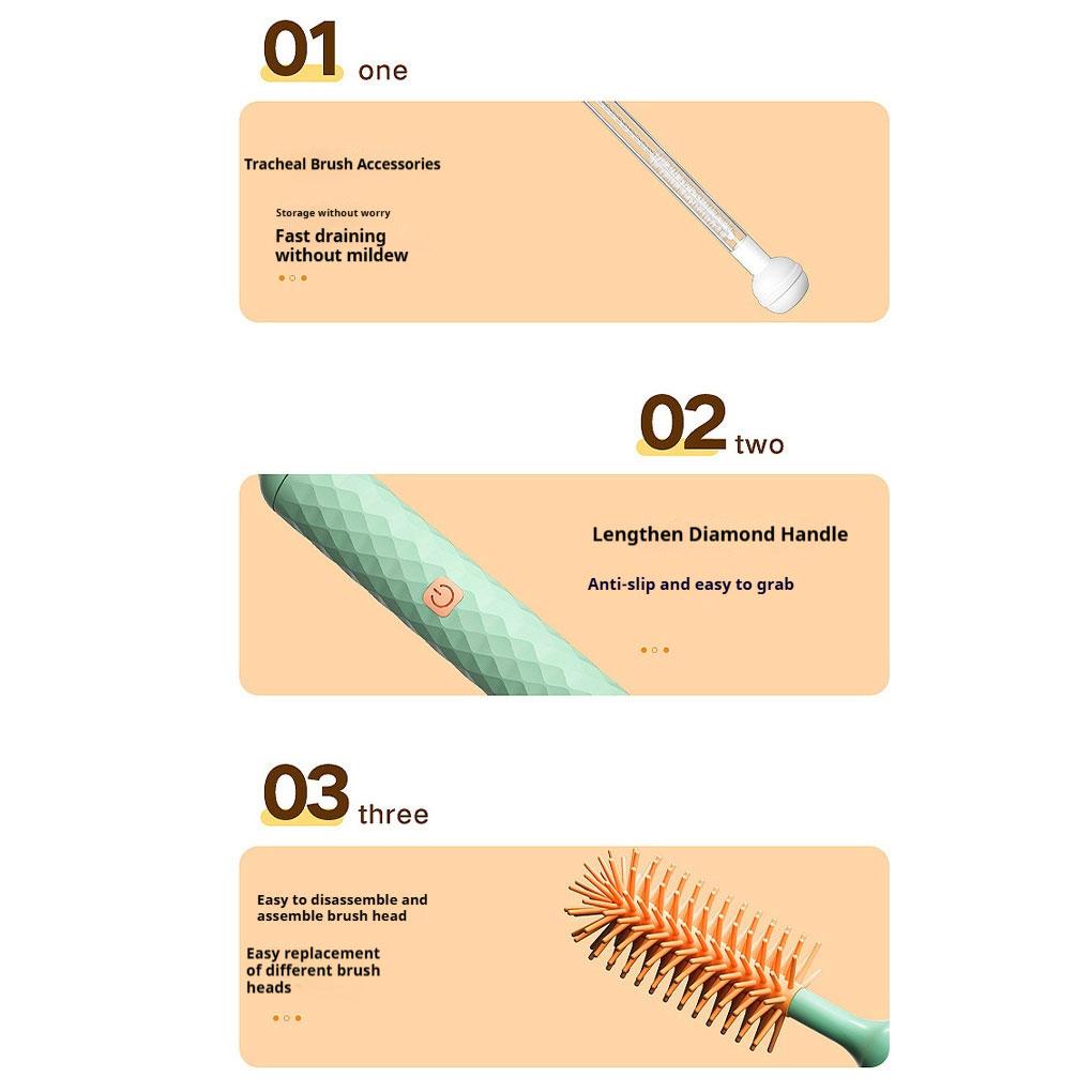 Silikonflaschenbürsten-Set Reinigungsbegleiter Elektrischer Flaschenreiniger