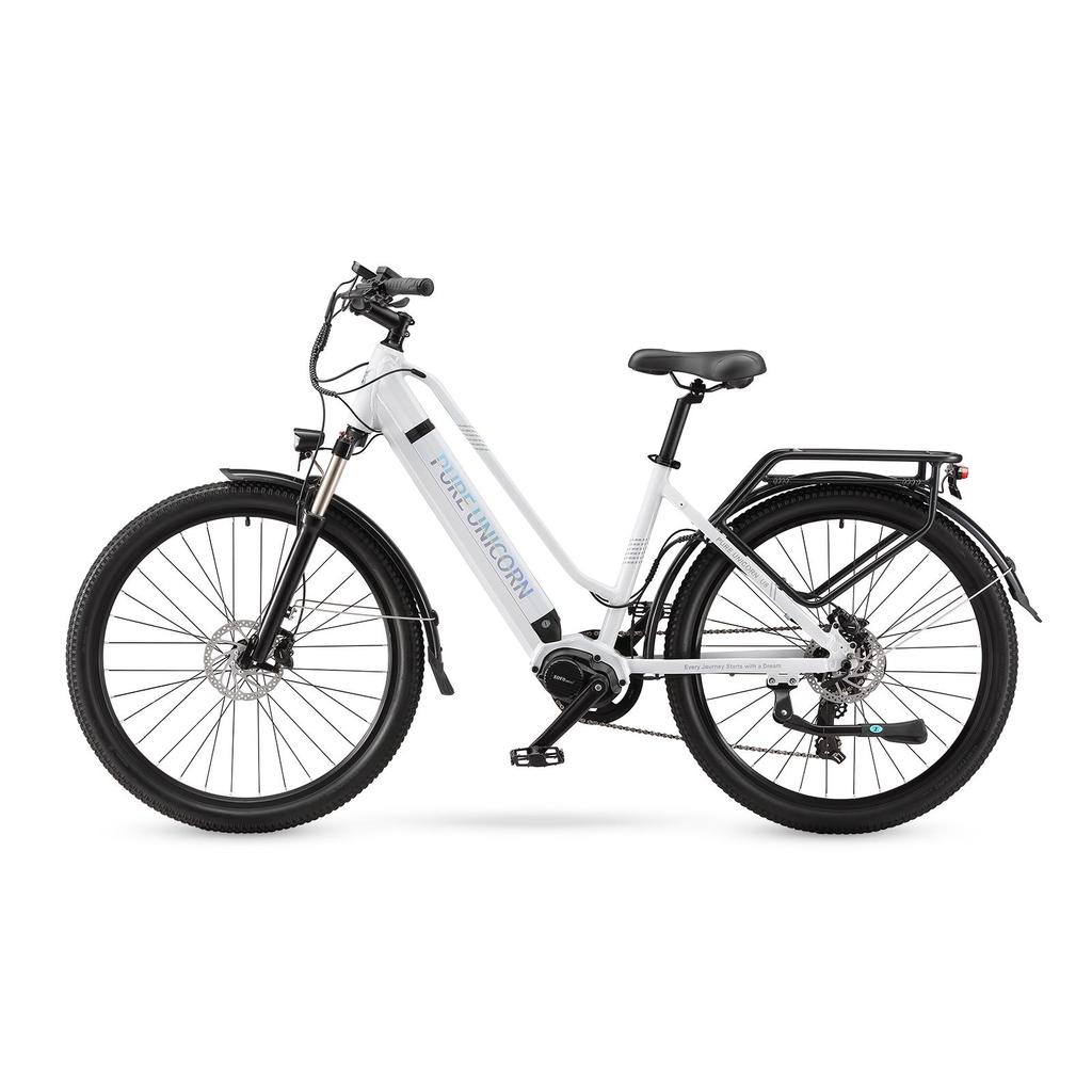 PURE UNICORN U8 500W Mid-Drive Commuter E-Bike 48V 14AHSamsung Battery