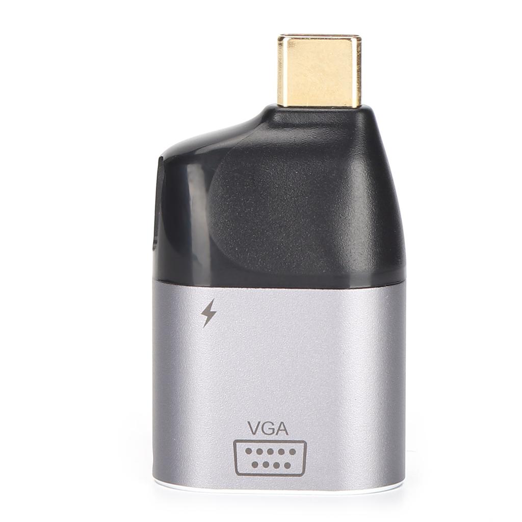 TypeC Male to VGA Female Adapter Portable TypeC to VGA Adapter Compatible for Windows Android OS X