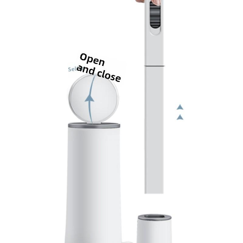 Curățător de Lux Perii de Toaletă de Unică Folosință Multifuncționale Utile de Uz Casnic Perie de Toaletă Albă Piarwc Perie Reîncărcabilă Perii de Baie Accesorii