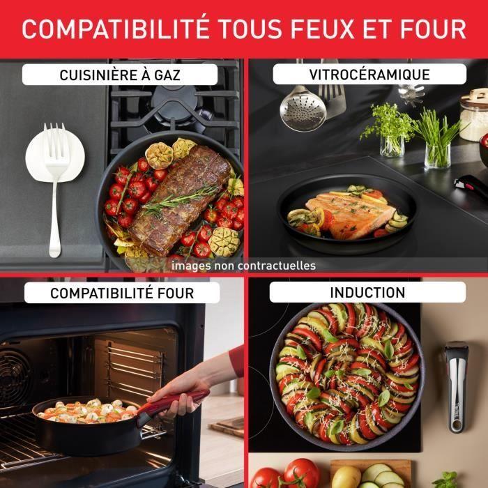 Tefal ingenio eco resist casserole 18 cm, induction, antiadhésif, empilable, compatible lave-vaisselle, fabriqué en france l3972902