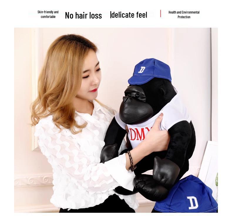 Jucărie de pluș mare Gorilă King Kong Neagră - Co-pilot Creativ Păpușă Maimuță Anime