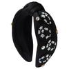 Hot-selling Handmade Rice Beads Baseball Football Headbands High-quality American Simple Hair Accessories