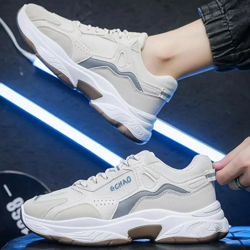 Male Sneakers Casual Outdoor Platform Shoes Fashion Non-slip Comfortable Men's Shoes Tennis Shoes for Men Zapatillas Hombre