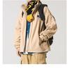 Men's Autumn/Winter Japanese Lamb Wool Fleece Jacket - Stand Collar, Casual Outerwear for Couples