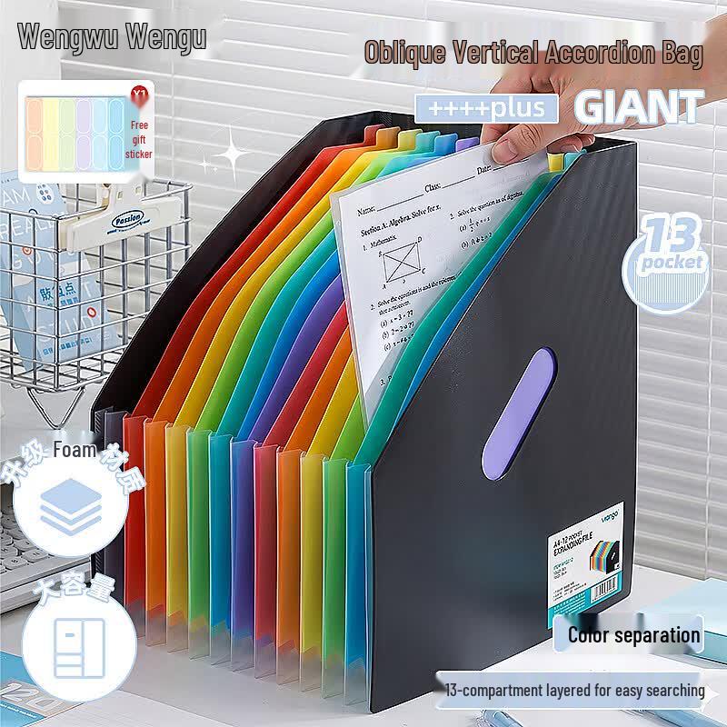 Wengu A4 Portable Accordion File Organizer