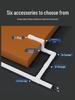 Gray Surface-Mounted PVC Wiring Raceway Cover Organizer
