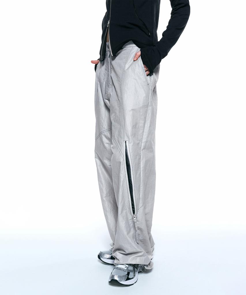 INSILENCE WOMEN Nylon Utility Pants Light Grey