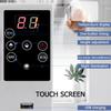 1100W Portable Desktop Air Conditioner Cold/Heat Dual Use 220V/AC With Remote Control LED Display Panel Air Cooling Heating Fan