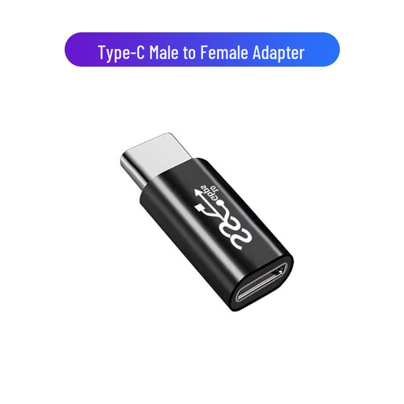 USB-C Adapter: Male to Female, Female to Female, Male to Male Extension Converter