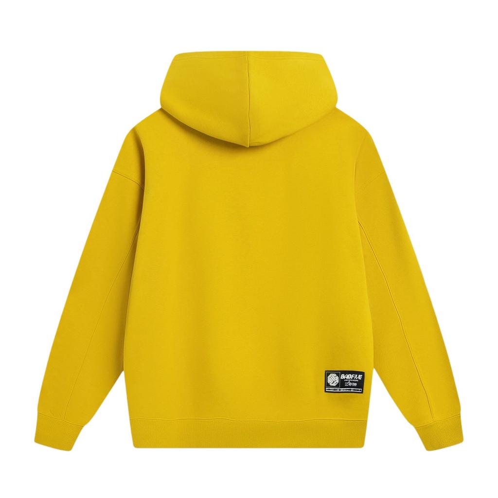 Li Ning Badfive Letter Hooded Soft Simple Versatile Casual Sweatshirt Men tops AWDV877-4