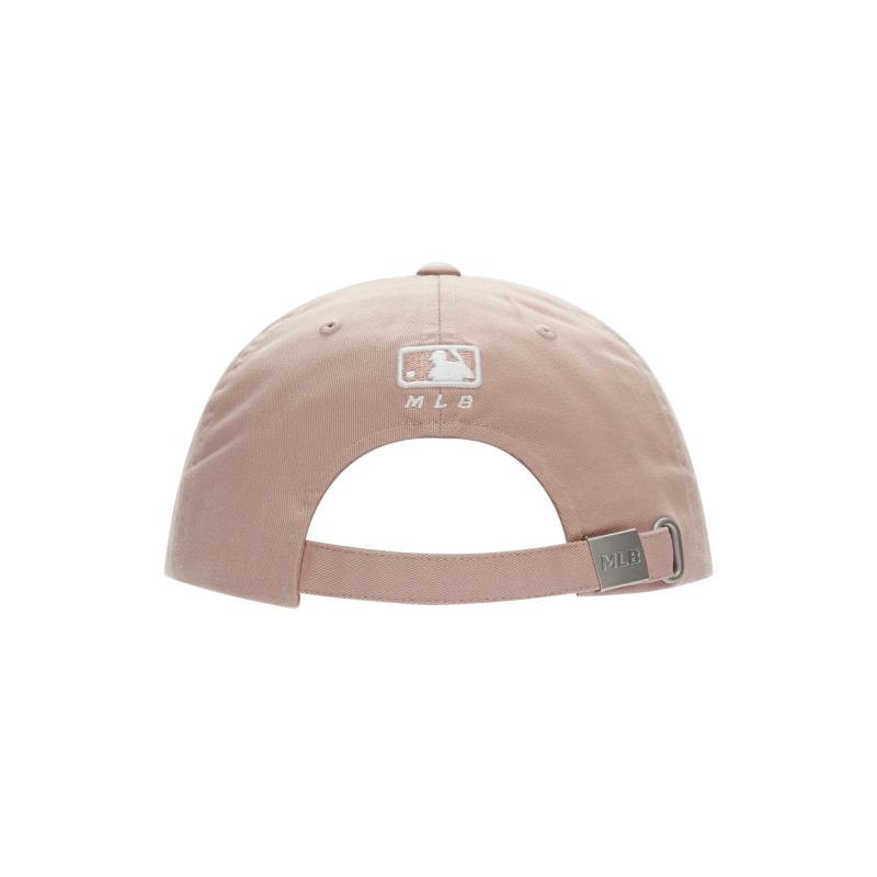 MLB Cotton Baseball Cap For Sun Protection Unisex Pink Fashion 3ACPV015N-45PCL