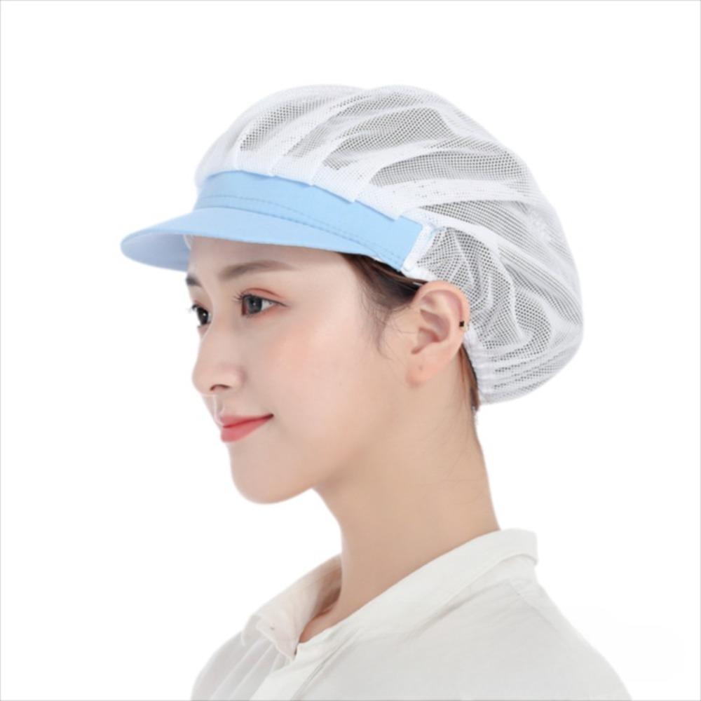 Hygienic Design Chef Hat Smoke-Proof Dustproof Feature Cooking Cap Hairfall Prevention Oil-Resistant Dust-Proof Net Cap