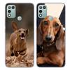 Dachshund Dog Cover Phone Case for Motorola Moto G13 G14 G53 G54 G62 G72 G82 G84 E13 E20 G42 G32 G23 G22 Funda Soft Casing